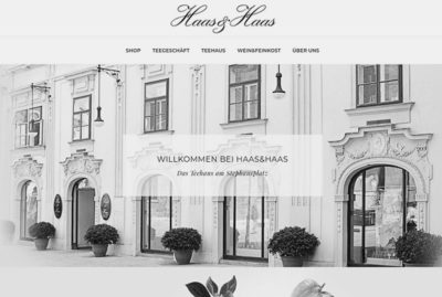 Konzeption und Gestaltung der Website von Haas&Haas Wien von Michael Niederdorfer Schöngemacht